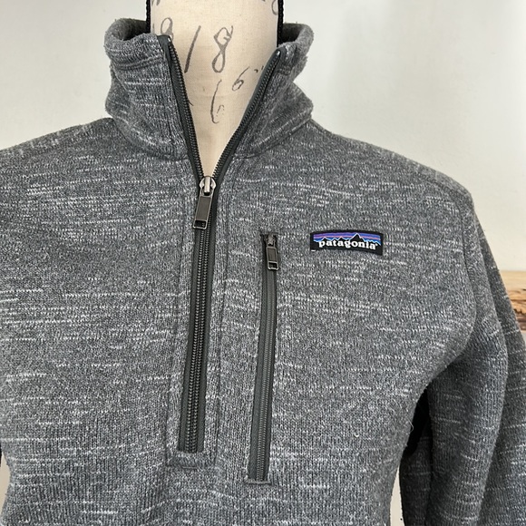 Patagonia Tops - Patagonia Grey Zip Up Pullover